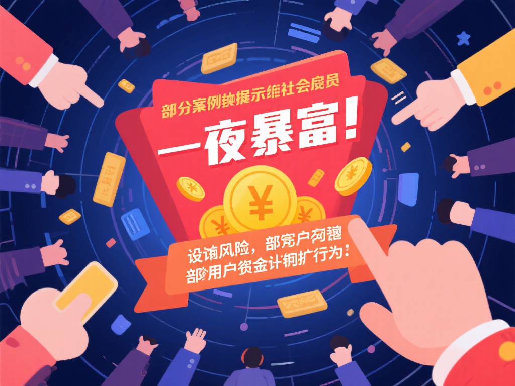 部分案例显示，某些推广人员利用社会成员的“一夜暴富